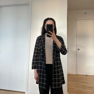 Black and White Blazer